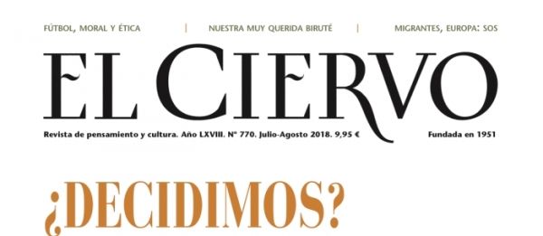 Portada Revista El Ciervo 770