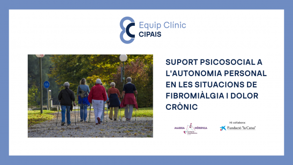 Programa de suport psicosocial en situacions de dolor crònic i fibromiàlgia amb la col·laboració del Servei de Rehabilitació de la Fundació Hospitalàries Barcelona