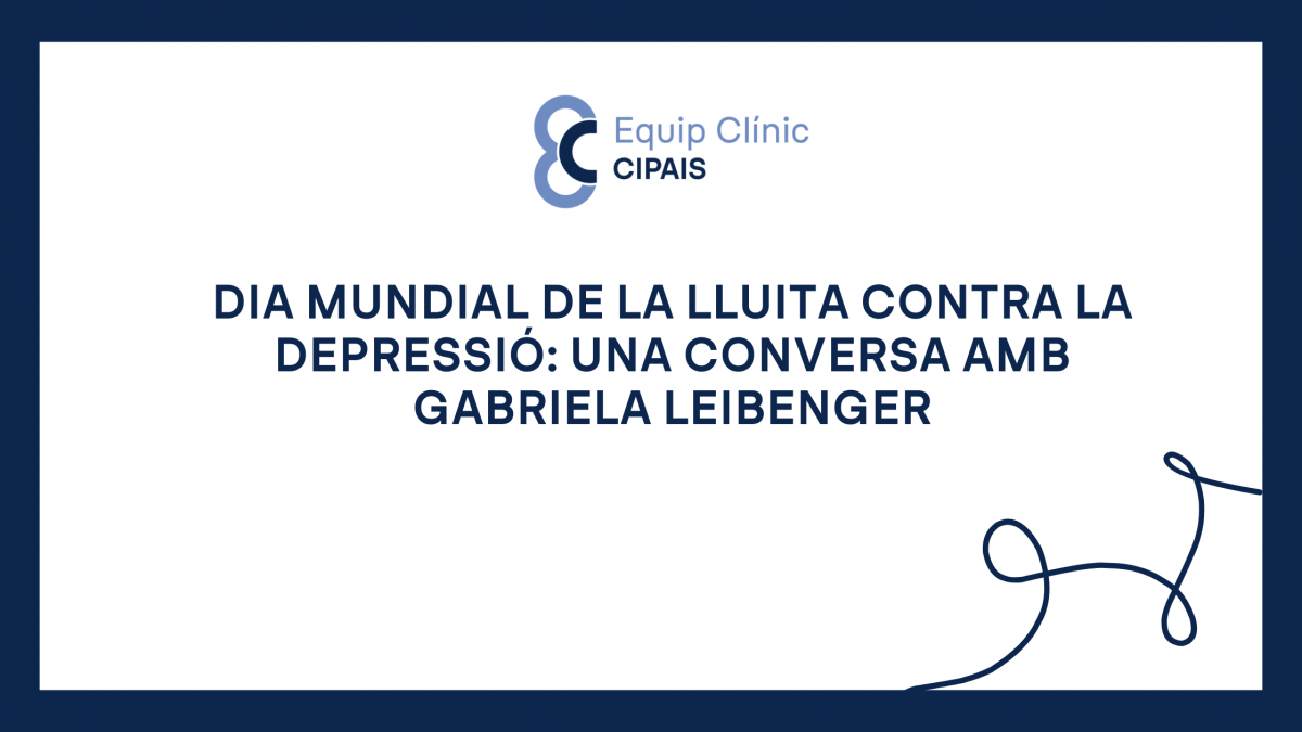 Dia Mundial de la Lluita contra la Depressió: una conversa amb Gabriela Leibenger