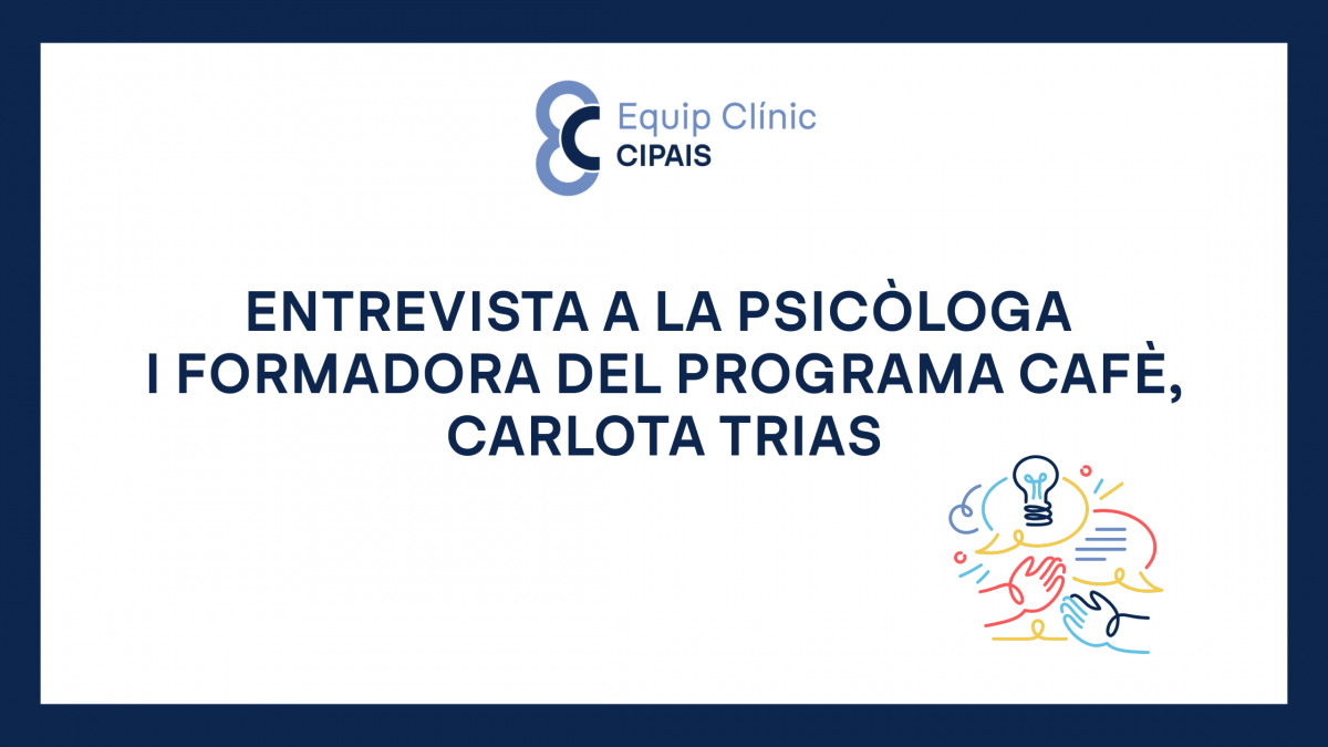 Entrevista a la psicòloga i formadora del programa Cafè, Carlota Trias
